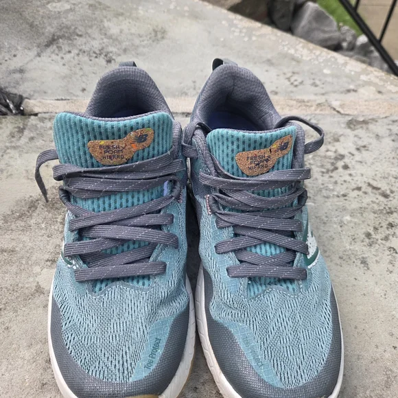 New Balance Women's X Hierro V7 Trail Running Shoe, Faded Teal/Graphite/Grey - Picture 5 of 6